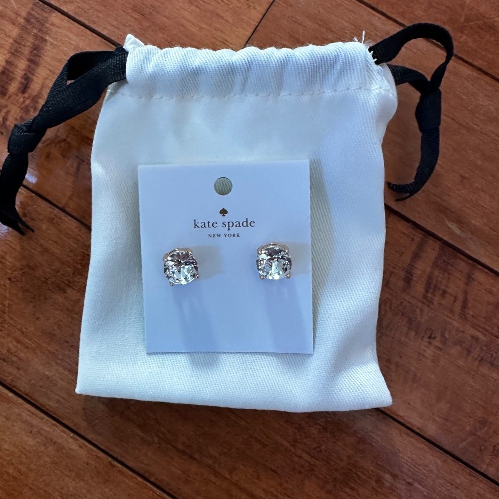 Brand New Kate Spade Earrings - Clear